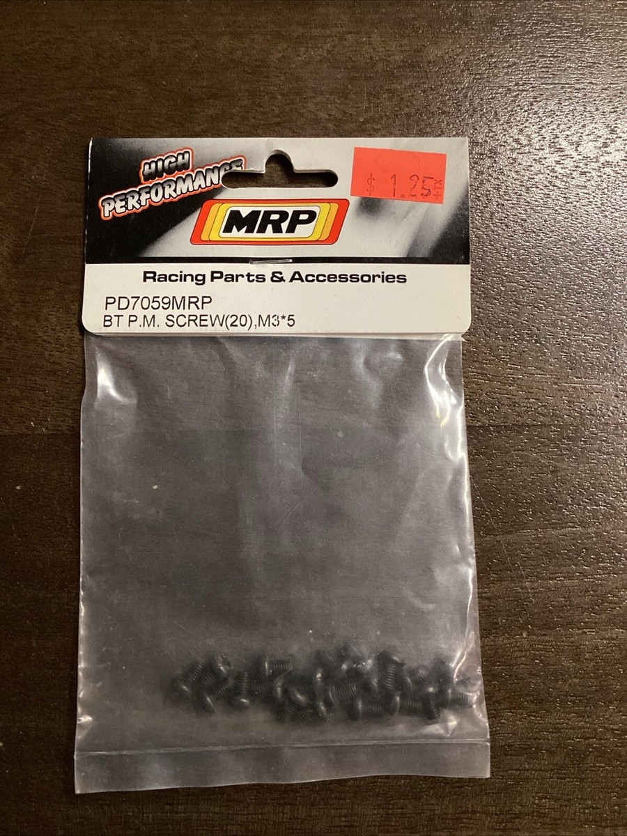 Thunder Tiger - PD7059MRP - BT P.M Screw (20) M3*5 - New - Sealed