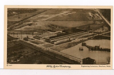1927 Aerial View Engineering Laboratory, FORD MOTOR COMPANY Dearborn MI Postcard