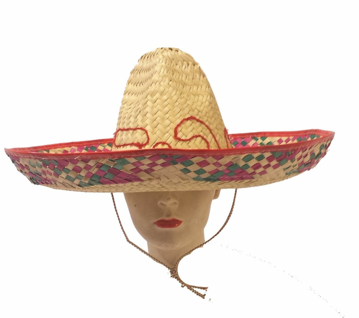 Mexico Sombrero Straw Hat Bandit Hats Mexican Gingo