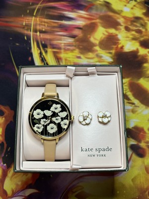 Kate Spade Holland Flower Dial With Matching Earrings Set  display picture 3