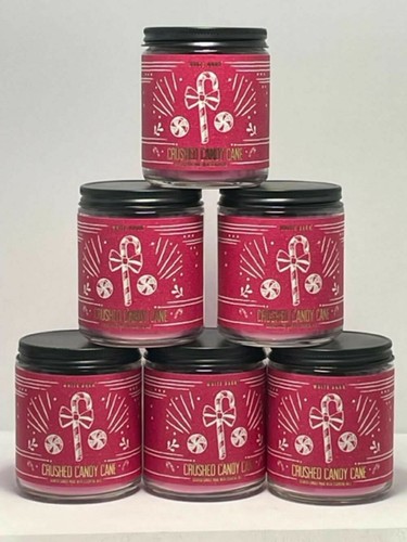 Buy X6 Bath Body Works Crushed Candy Cane Scented Single Wick 7oz Candle Lot Of 6 Online At Lowest Price In Nigeria