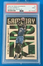 1999 Skybox Dominion Game Day 2K Plus #5 Kevin Garnett PSA 9 Mint