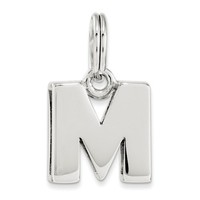 Sterling Silver M Charm on sale Sterling Silver M Charm on sale