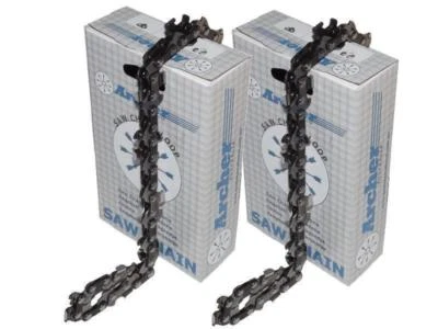 2x Kette 35cm 3/8 1,1 52 passend für Bosch Makita Dolmar Sägekette Motorsäge