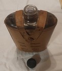 Vintage Drinking FLASK W/ Leather Casing Inspirational Drinking Saying Souvenir — photo 7