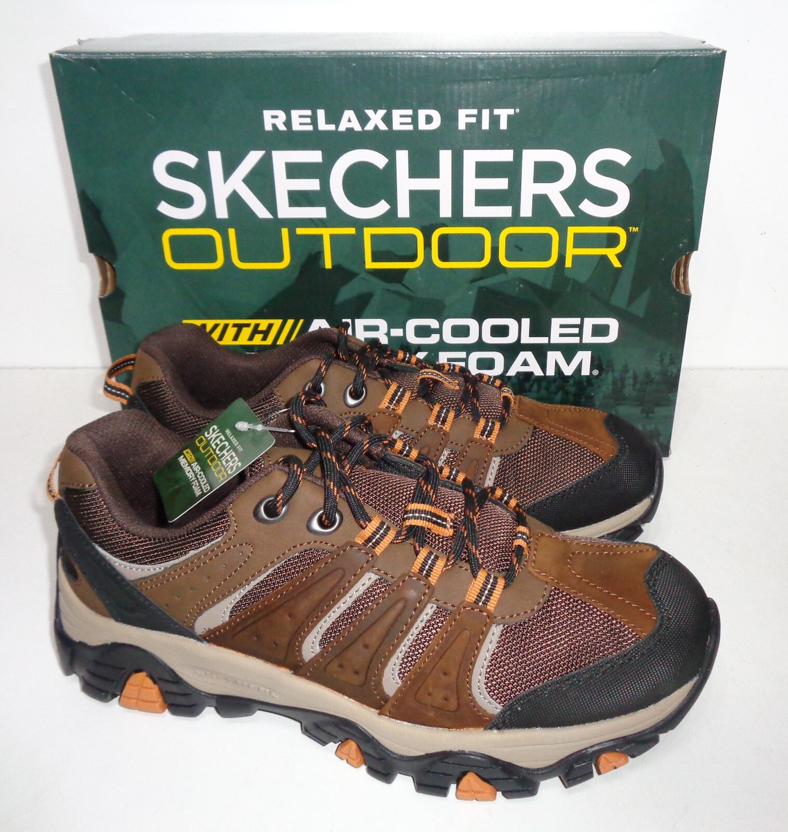 Skechers Mens Memory Foam Trekking Hiking Trainers Shoes RRP £99 Gym UK  Size