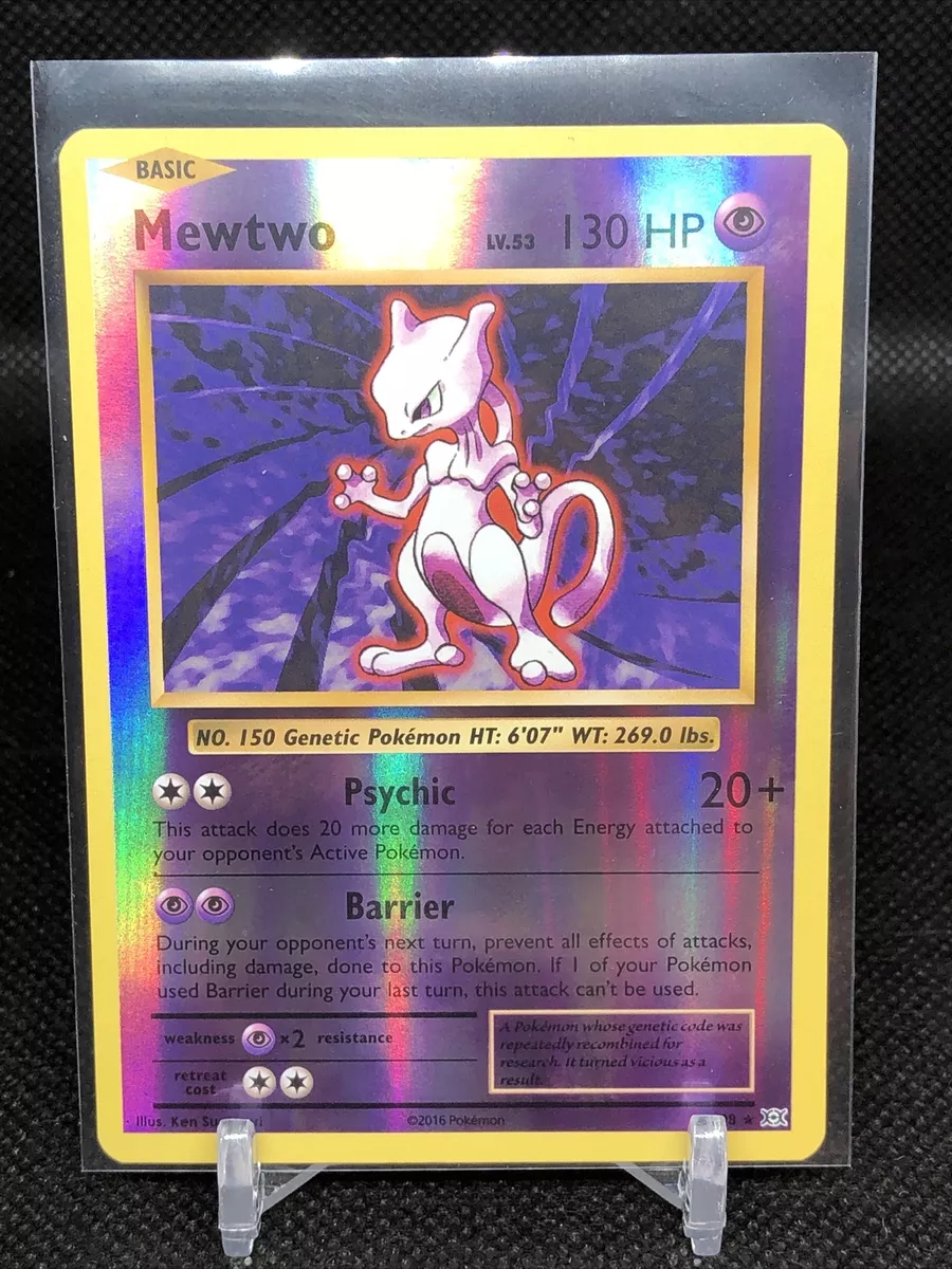 Pokemon MewTwo 51/108 Rare Pokemon XY Evolutions 2016 Card TCG XY –