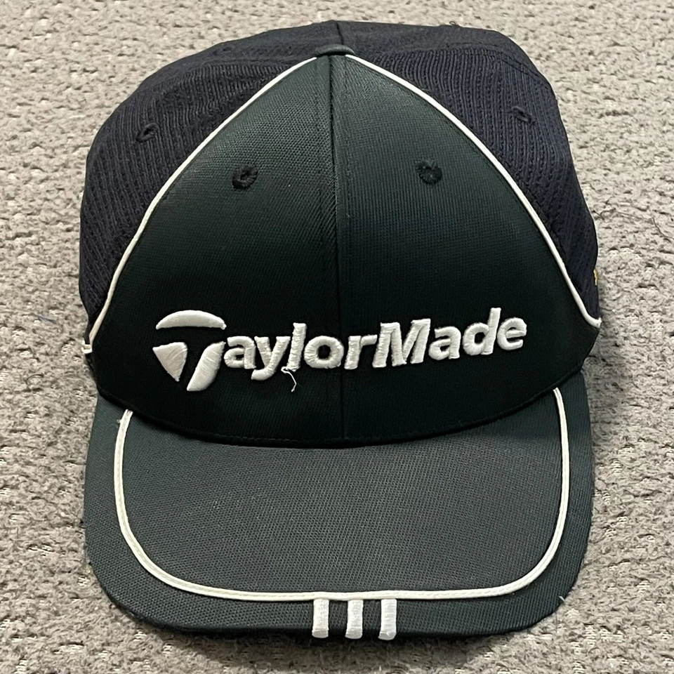 Кепка для гольфа мужская Taylor Made L/XL Gren черная 3D вышитый логотип Adidas - Изображение 3 из 4