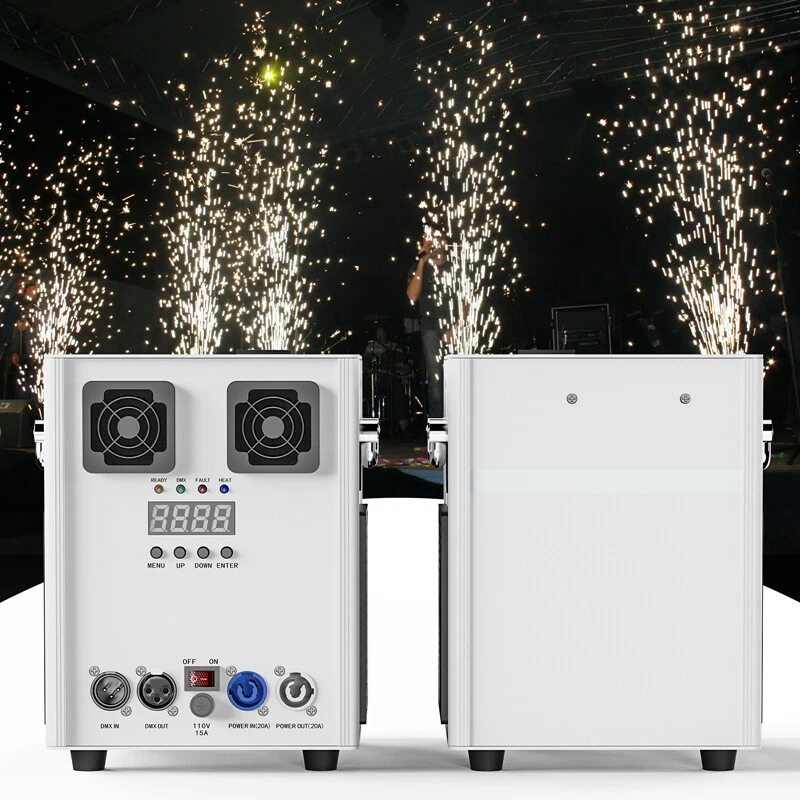 1-4PCS 700W Cold Spark Firework Machine Stage DJ Event Party Wedding DMX Machine - Image 2 of 4