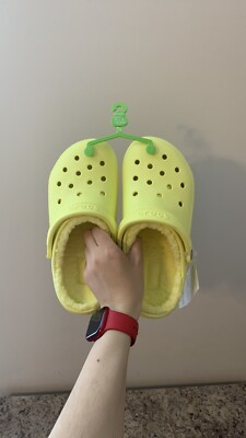 Neon Yellow Fur-Lined Crocs maxresdefault.jpg main image 4