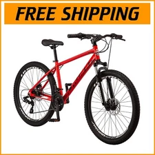 Sturdy Aluminum Frame Mountain Bike for All-Terrain Adventures - 26-Inch Wheels