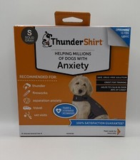 Thundershirt Dog Anxiety Calming Jacket S Small 15-25lbs Solid Gray