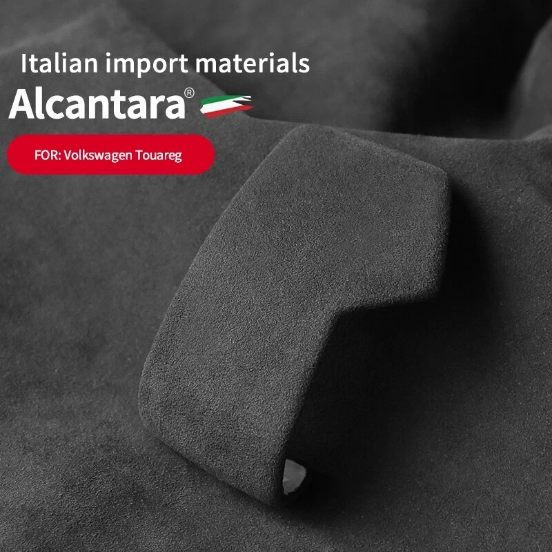 For Volkswagen Touareg Gear Lever Stick Shift Knob Cover Shell Alcantara Suede - Image 2 of 4