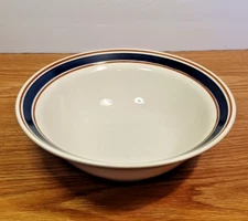 Tienshan Stoneware HALO BLUE 9" Round Vegetable Bowl