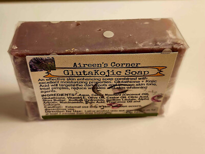 1 Hand Crafted Glutathion + Kojic Acid + Alpha Arbutin+Niacinamide Lavender  Soap | eBay