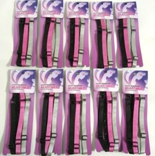 10 packs of 3 - Active Headwrap Adjustable BLACK - PINK - GRAY **QUICK SHIP**