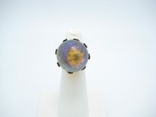 Sterling Silver 21.5mm Round Pearl Ring Size 5