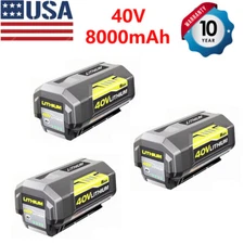 For RYOBI 40V 8.0Ah Lithium-Ion High Capacity Battery OP40201 OP40261 OP4030