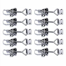 10X Stainless Steel Toggle Latch Hatch Clamp Fastener Lock for Boat/Door/Cabinet