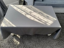 Rectangle  Tablecloth In Grey 106cm/142 Cm Vg Quality