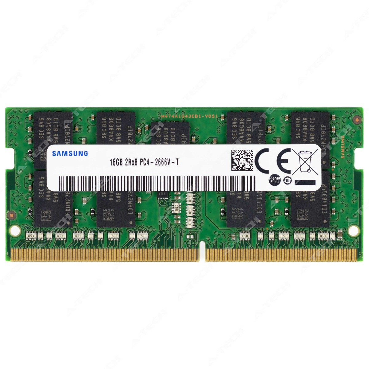 Samsung 16GB DDR4-2666 ECC SODIMM M474A2K43BB1-CTD Server Memory