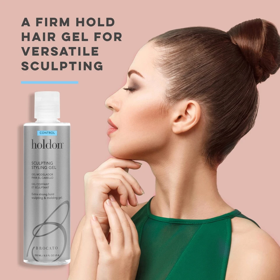 GEL PARA PEINAR EL CABELLO 8,5 fl oz fibra de sujeción firme soporte volumen brillo protección del color Foto 2 de 4