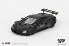 Mini GT 1:64 Corvette Z06 GT3.R Road America Test car Black Car
