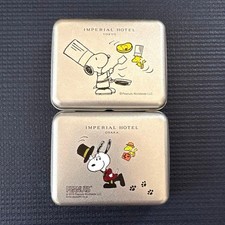 Snoopy Imperial Hotel Chocolate Door Man & Chef Figurines Set, Used