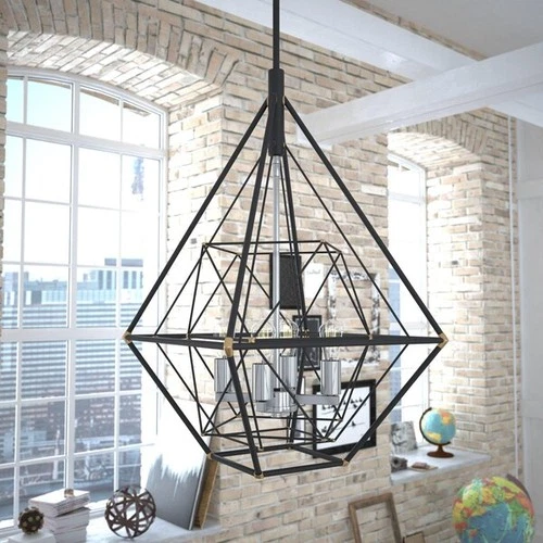 VAXCEL P0328 Bartlett 24-in. W 4 Light Pendant - Picture 4 of 9
