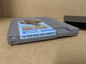 The Young Indiana Jones Chronicles Nintendo NES w/Vermont Rental Sticker Tested