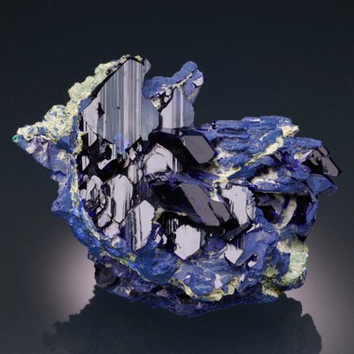 Azurite, Tsumeb Mine, Oshikoto Region, Namibia