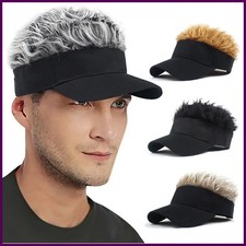 Spiked Wig Hat Summer Baseball Cap for Men Women Wigs Hat with Spiked Hairs