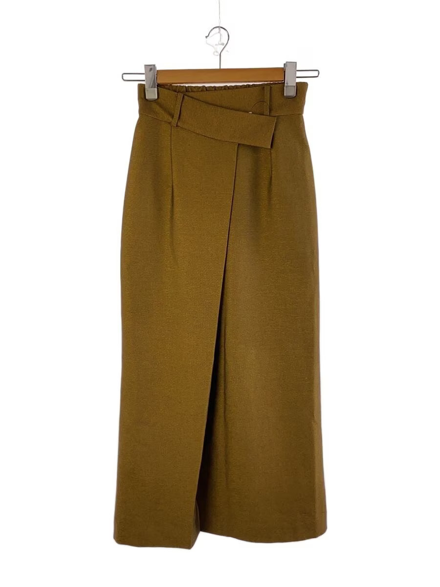 AMERI Long Skirt, Size S, Polyester, Brown, 02120… - image 1