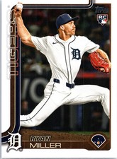 2025 Topps Update #US317 Ryan Miller Detroit Tigers