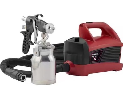 #ad #ad TITAN EP 60X Fine Finishing HVLP Paint Sprayer BRAND NEW OPEN BOX FREE SHIPPING $250.00