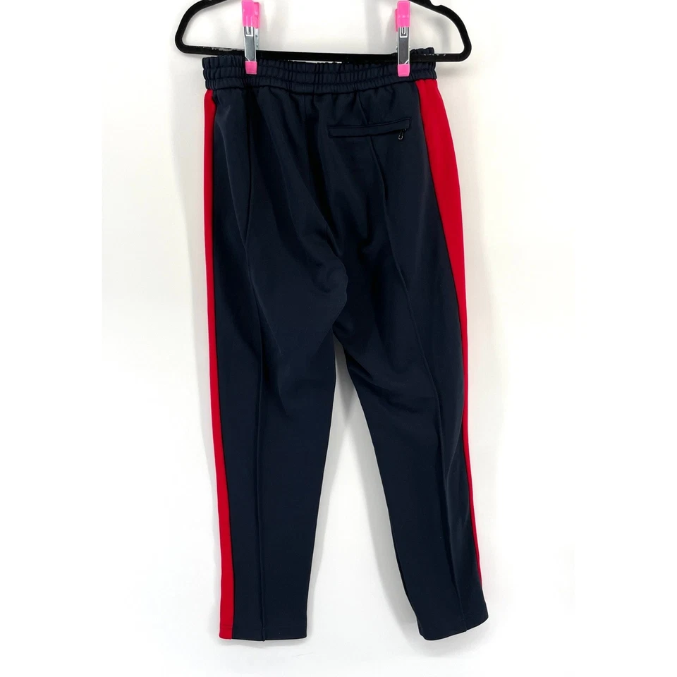 Rag & Bone Navy Red Stripe Track Pants Joggers Sweatpants Men's Medium FLAWS - Image 4 of 4