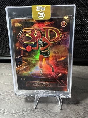 2025-2026 Topps Three Basketball - 3&D Larry Bird Number Match 3/3