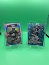 Jaycee Horn 2 Card Lot Silver Rookie Card and Teal Lava /175