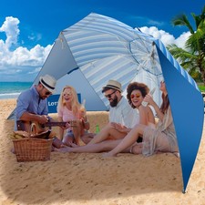 Beach Shelter Umbrella Premiere UPF 50 Umbrella Shelter for Sun and Rain Protec