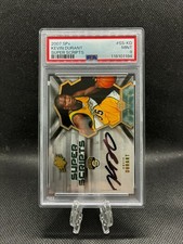 🔥KEVIN DURANT Rookie Auto -- 2007 UD SPX Super Scripts RC -- PSA 9 Mint