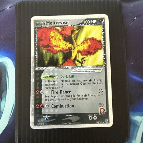 Rocket's Moltres ex 100/109 Team Rocket Returns Ultra Rare Holo 2004