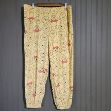 Disney Winnie the Pooh Fleece Pajama Lounge Pants Women's Size Large