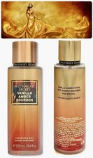 Victoria's Secret Vanilla Amber Bourbon Perfume Fragrance Body Mist Spray, 8.4oz