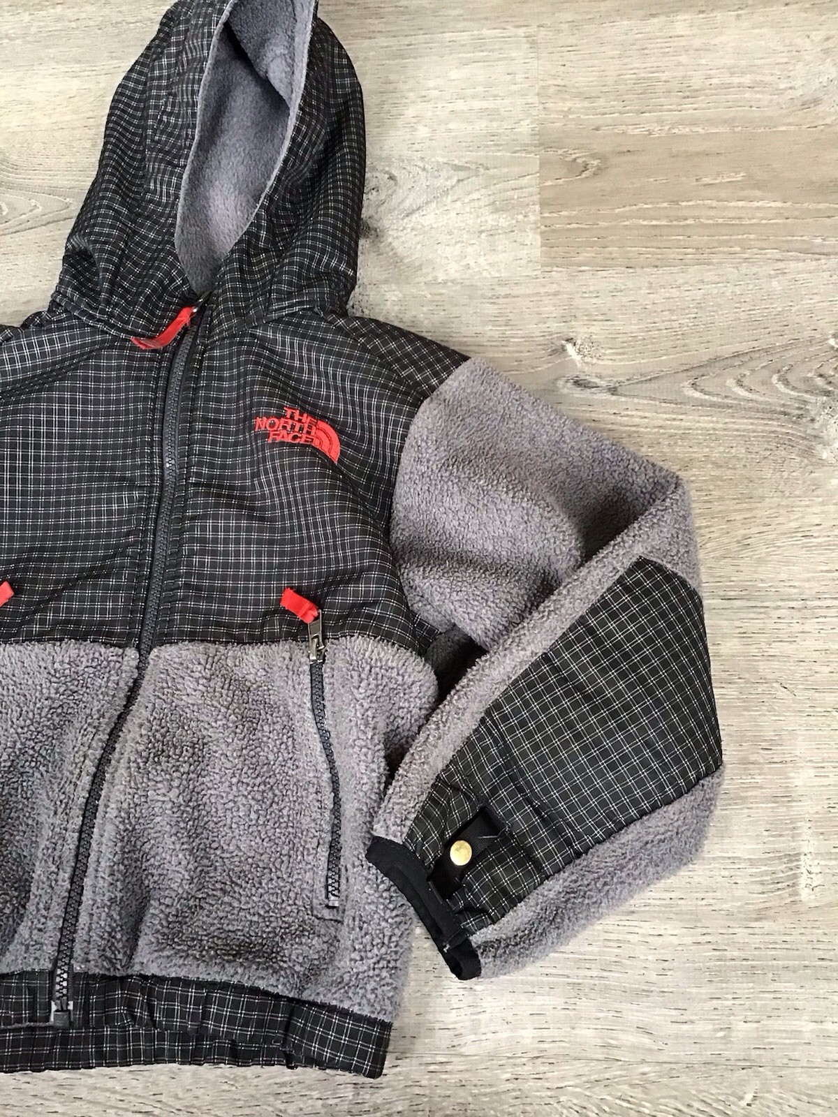 The North Face Denali Porlatec Youth XXS 5 Fleece Jacket Boys Hooded Full Zip thumbnail 2