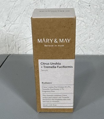 Mary & May Radiance Serum Citrus Unshiu & Tremella Fuciformis 1 oz 30ml NEW!