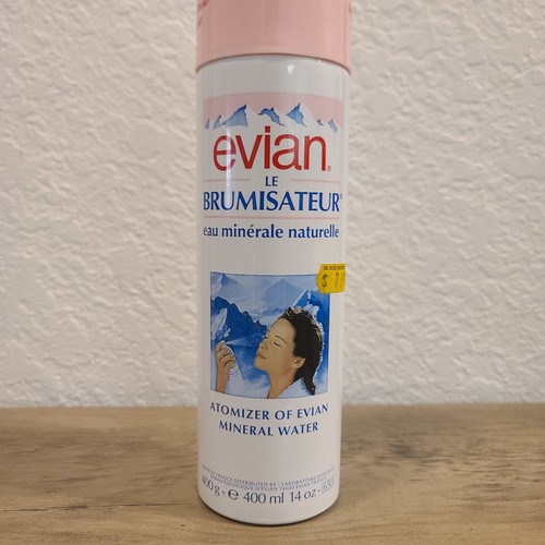 Vintage Evian Mineralwasser Gesichtsspray Nebel Brumisateur 14 Oz. altes Etikett - Bild 2 von 4