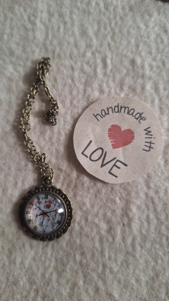 NEU ! Montre De Poche À Chaîne - 3 Cm, Handarbeit, Pour Ours Ou Poupée, RARITÉ - Photo 1/1
