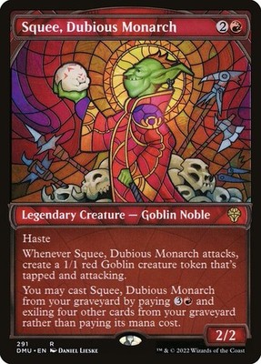 [MTG] Squee, Dubious Monarch (Showcase) (291) (DMU) LP-HP