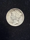 1916-S Mercury Head Dime: Winged Liberty Silver Dime VF Details Nice Coin