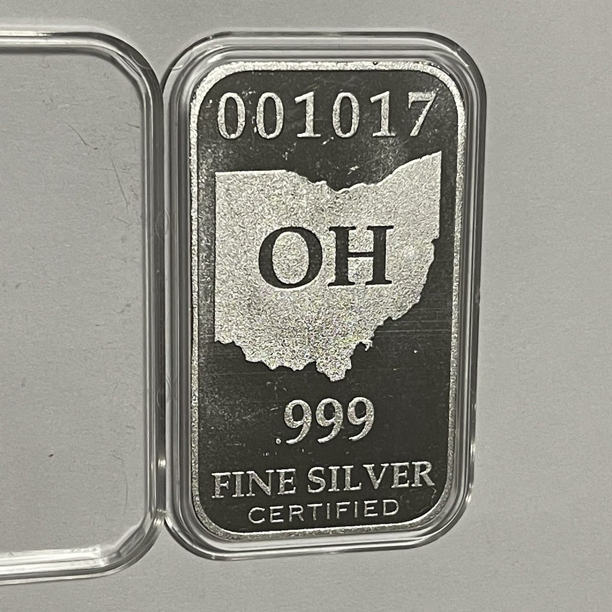 Ohio State Rare Collector Bar 1 Troy Oz .999 Fine Silver Ingot